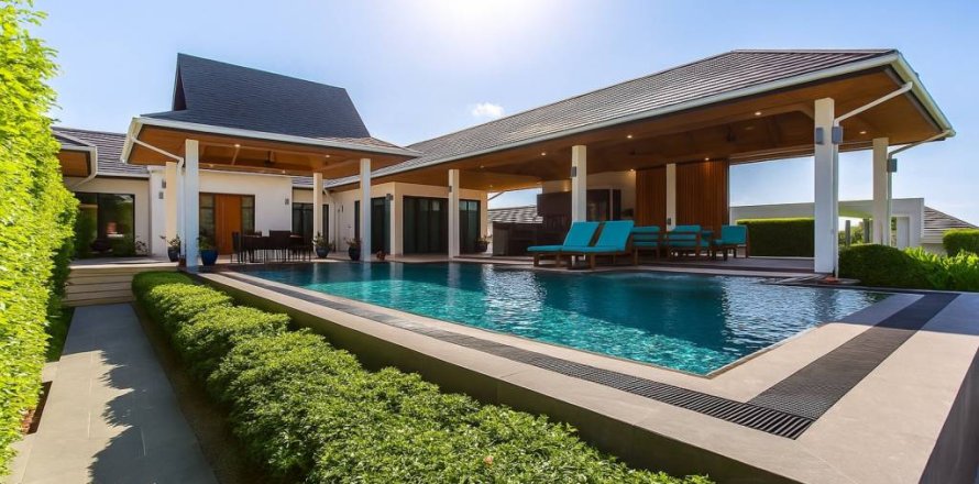 Вилла в Хуа Хине, Таиланд с 3 спальнями  № 146714