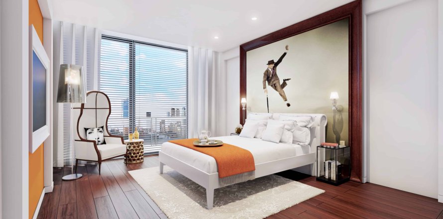 Condo à Bangkok, Thaïlande, 2 chambres  № 166966