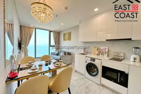 Condominio de 1 dormitorio en Jomtien Beach, Pattaya, Tailandia № 212461 - foto 2
