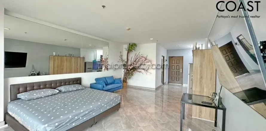Estudio en el condominio en Jomtien Beach, Pattaya, Tailandia № 212462