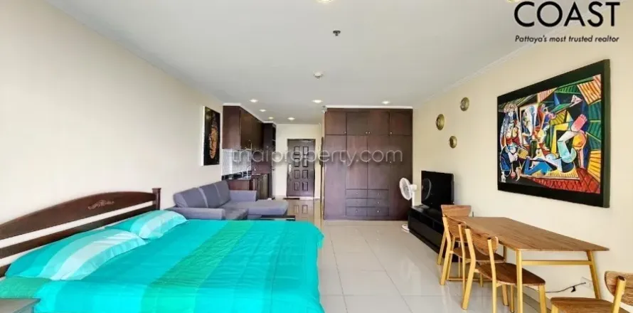 Estudio en el condominio en Jomtien Beach, Pattaya, Tailandia № 212463
