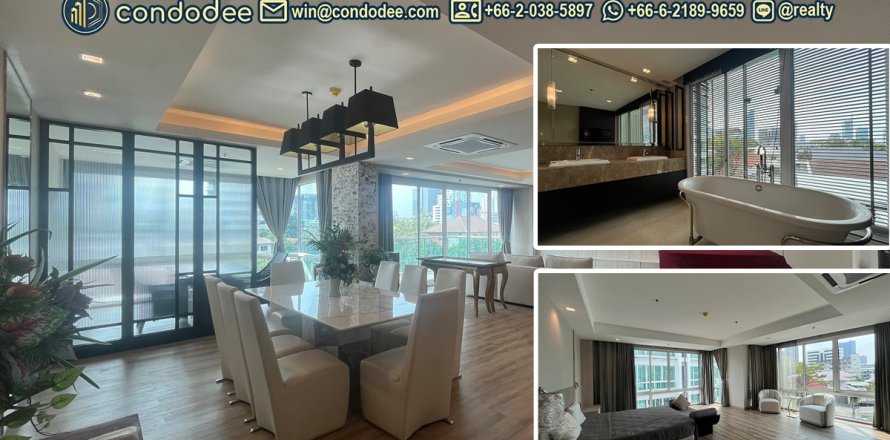 Condo à Khlong Toei, Bangkok, Thaïlande, 4 chambres № 200735