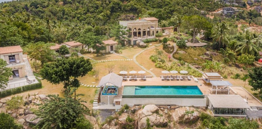 Вилла в Самуи, Таиланд с 9 спальнями  № 152083