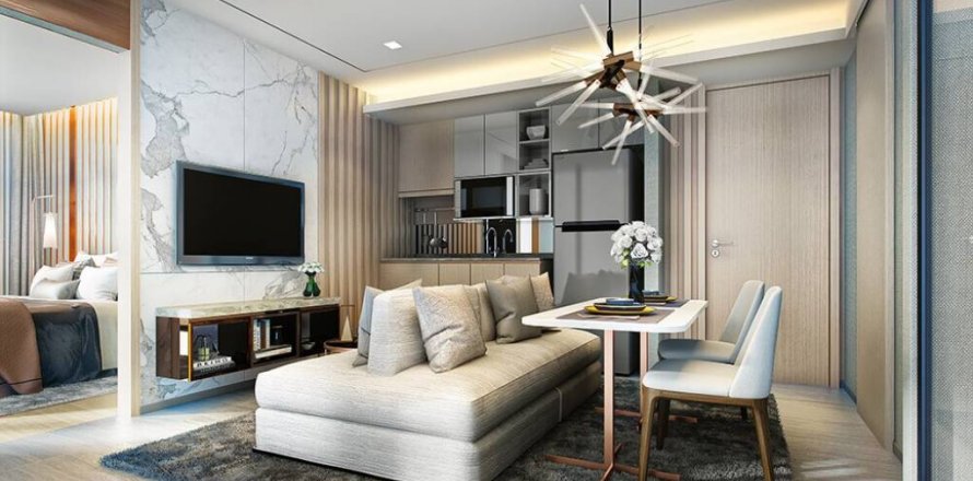 Кондоминиум с 1 спальней в Бангкоке, Таиланд № 114673