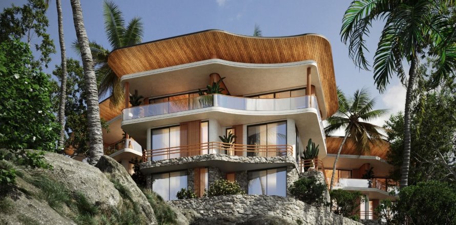 Appartement à Surat Thani, Thaïlande 3 chambres № 170468