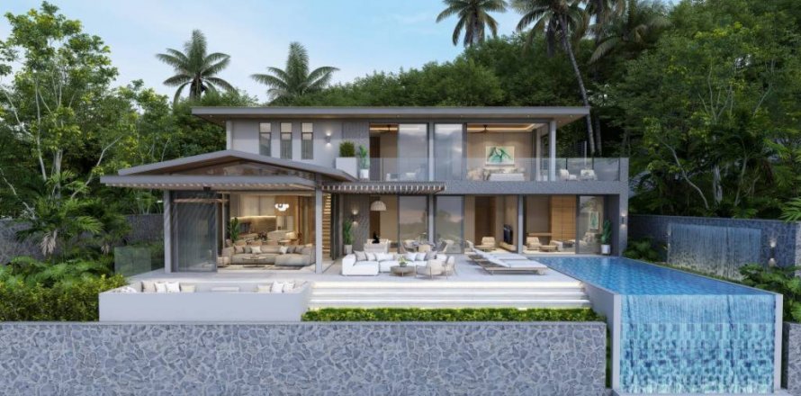 Villa à Ko Samui, Thaïlande 5 chambres № 114948