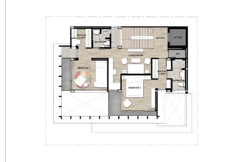 Вилла в Бангкоке, Таиланд с 5 спальнями  № 170184 - фото 24