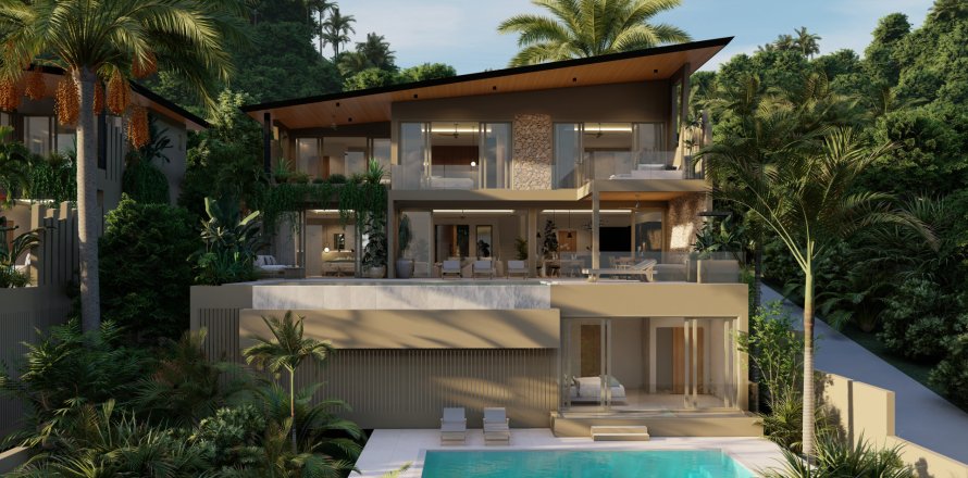 Дом в Самуи, Таиланд с 4 спальнями  № 146600