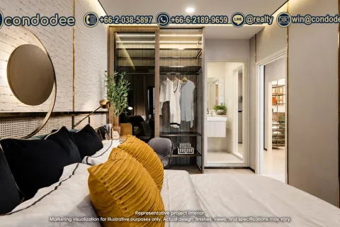 Condo in Watthana, Bangkok, Thailand, 2 bedrooms  № 233996 - photo 5