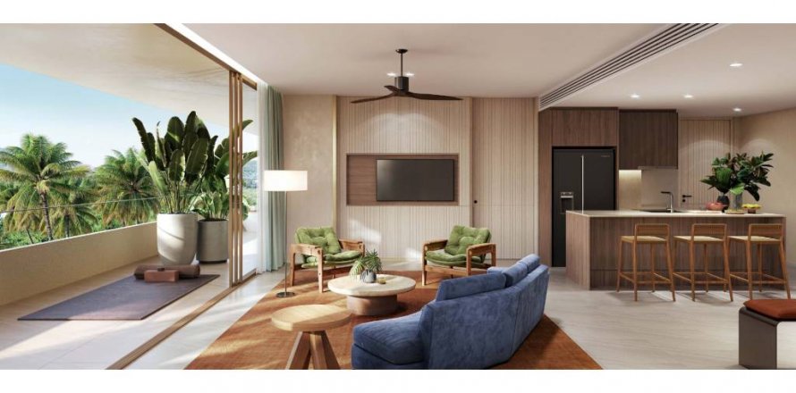 Condo à Bang Tao, Thaïlande, 1 chambre  № 114884