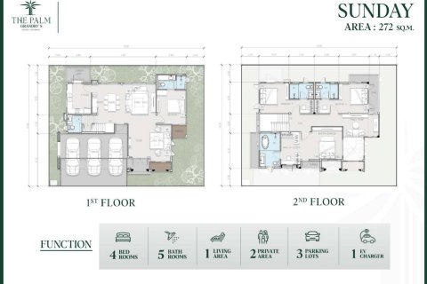 Villa in Pattaya, Thailand 4 bedrooms № 165534 - photo 12