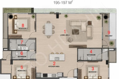 Apartment in Hua Hin, Thailand 3 bedrooms № 194773 - photo 6