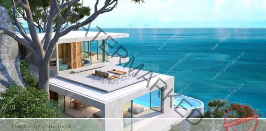 Villa auf Chaweng Beach, Ko Samui, Thailand 4 Schlafzimmer № 222267