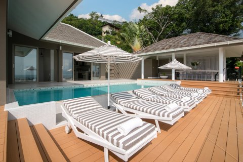 Вилла в Самуи, Таиланд с 5 спальнями  № 169435 - фото 9