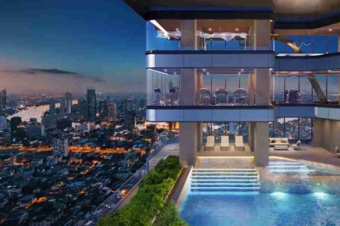 Кондоминиум с 3 спальнями в Бангкоке, Таиланд № 183853 - фото 4