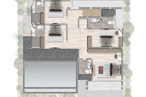 Villa auf Jomtien Beach, Pattaya, Thailand 4 Schlafzimmer № 222571 - Foto 17