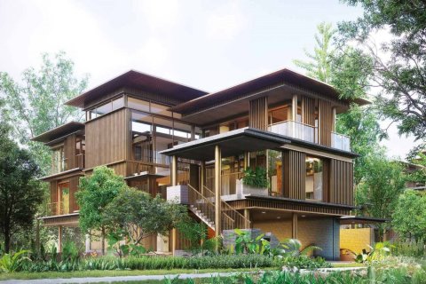 Condo à Bangkok, Thaïlande, 4 chambres № 222574