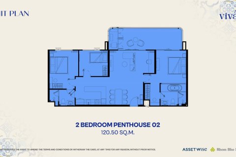 Eigentumswohnung in Kamala, Thailand, 2 Schlafzimmer  № 222572 - Foto 15