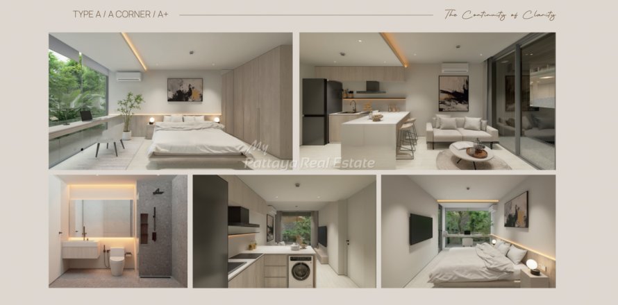 Condo in Pattaya, Thailand, 1 bedroom  № 151036