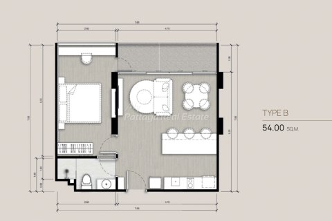 Condo in Pattaya, Thailand, 1 bedroom  № 151034 - photo 5