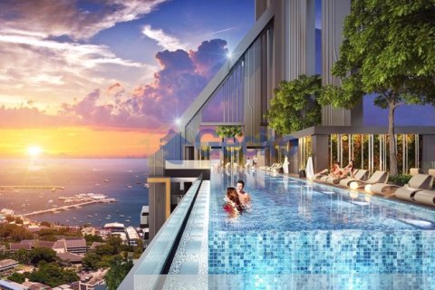 Condo à Pattaya, Thaïlande, 1 chambre  № 195953