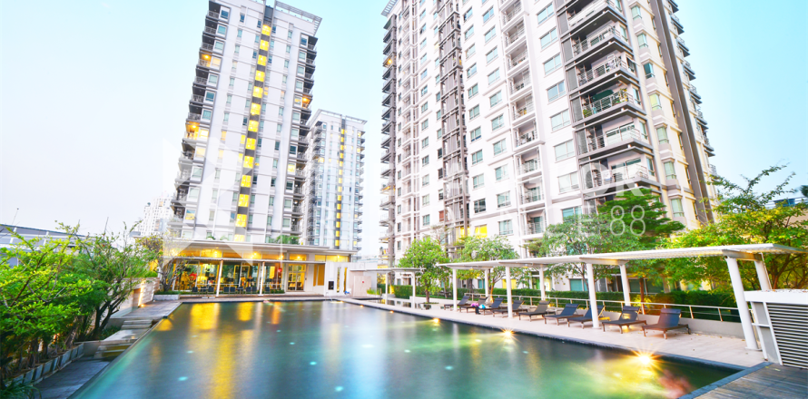 Condo à Bangkok, Thaïlande, 1 chambre  № 208519