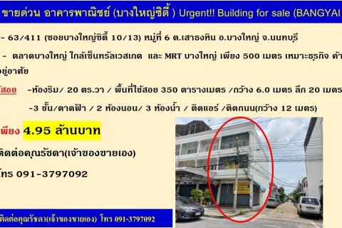 Propriété commerciale à Bang Yai, Thaïlande № 153553 - photo 5