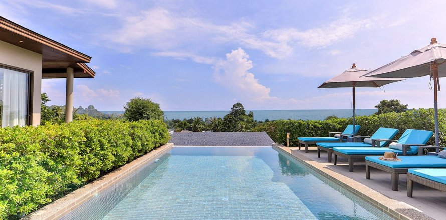 Вилла в Самуи, Таиланд с 4 спальнями  № 136858