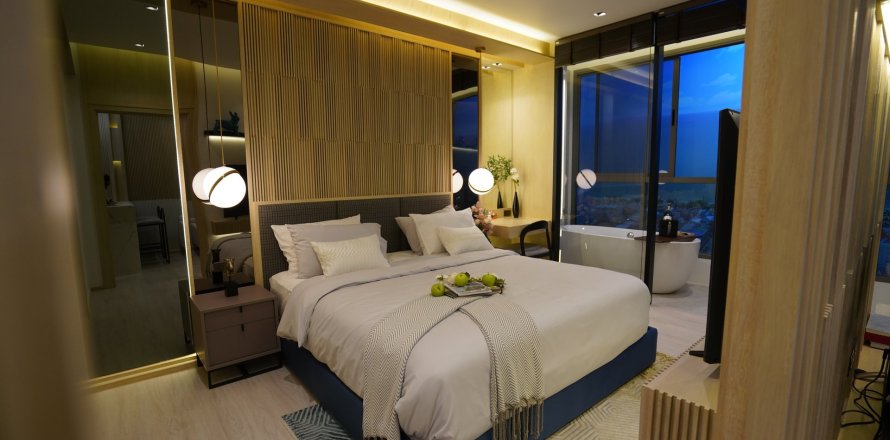 Квартира в Skypark Lucean Jomtien Pattaya, Чонбури, Таиланд с 2 комнатами  № 164032