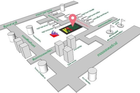 Земельный участок в Бангкапи, Бангкок, Таиланд 1600м2  № 155843 - фото 3