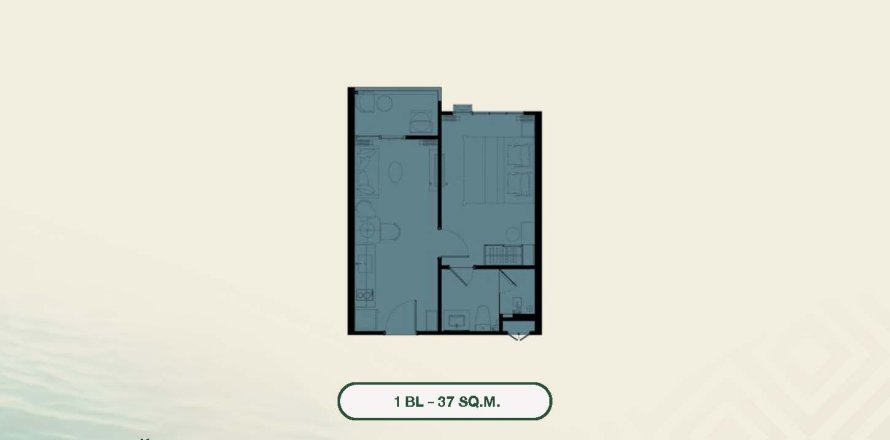 Studio in the Condo in Phuket, Thailand  № 158461