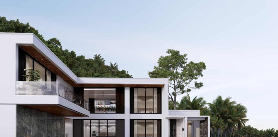 Вилла на Пляже Лаян, Таиланд с 3 спальнями  № 166557