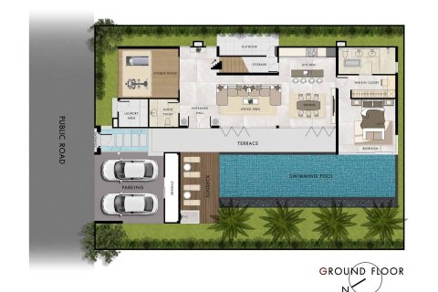 Villa sur Layan Beach, Thaïlande 4 chambres № 166558 - photo 15