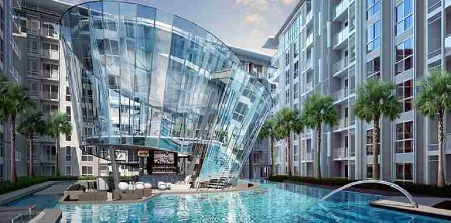 Condo à Pattaya, Thaïlande, 2 chambres № 184156