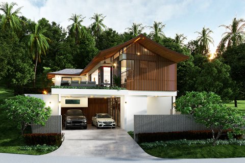 Villa à Ko Samui, Thaïlande 3 chambres № 170003