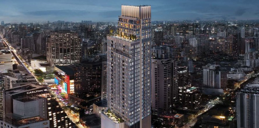 Пентхаус в Бангкоке, Таиланд с 4 спальнями  № 170000