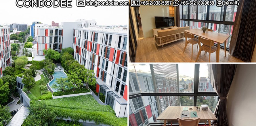 Condo à Watthana, Bangkok, Thaïlande, 2 chambres № 201027