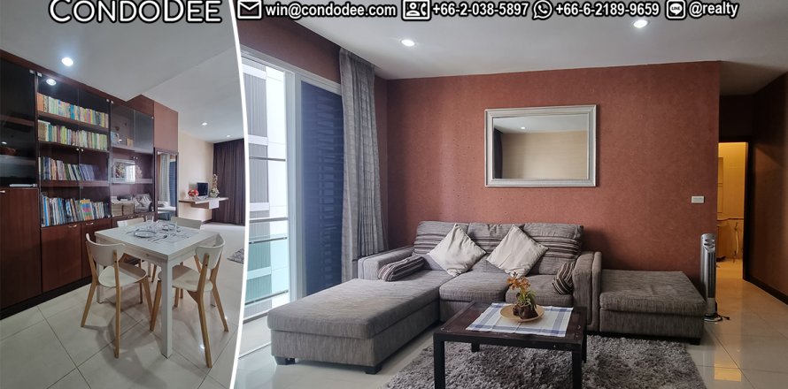 Condo à Khlong Toei, Bangkok, Thaïlande, 2 chambres № 201026