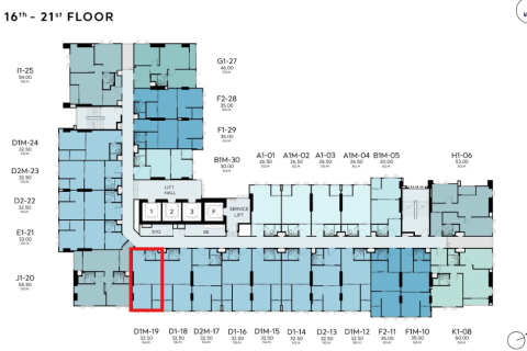 Студия в кондо в Пхая Тая, Бангкок, Таиланд № 135831 - фото 5
