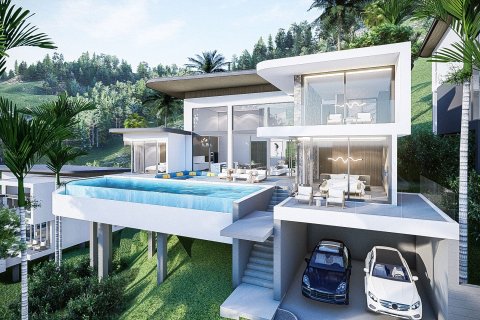 Вилла в Самуи, Таиланд с 4 спальнями  № 135834 - фото 11