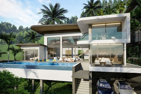 Вилла в Самуи, Таиланд с 4 спальнями  № 135834 - фото 1