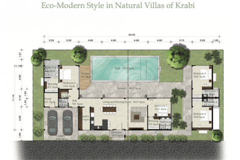 Вилла в Краби, Таиланд с 4 спальнями  № 138910 - фото 10