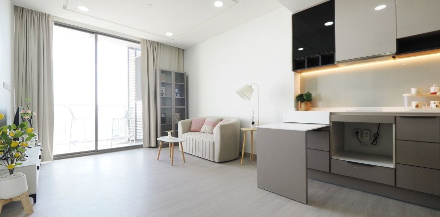 Studio in the Condo in Bang Sue, Bangkok, Thailand  № 156849