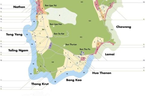 Land in Ko Samui, Thailand 33477 sq.m. № 179943 - photo 11