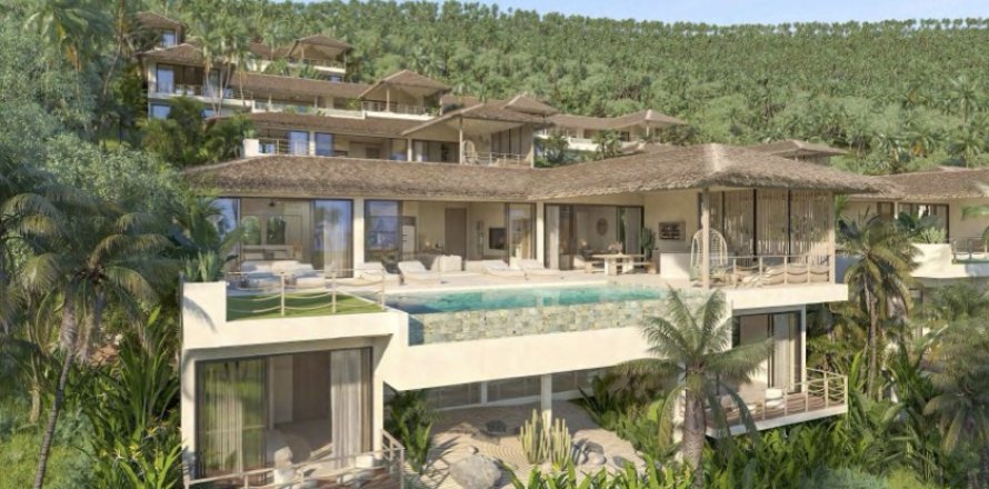 Вилла в Самуи, Таиланд с 4 спальнями  № 169863