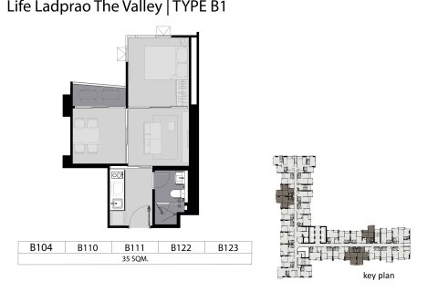 Condo in Bangkok, Thailand, 1 bedroom № 166888 - photo 5