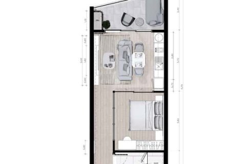 Condo à Bang Tao, Thaïlande, 1 chambre  № 166587 - photo 6