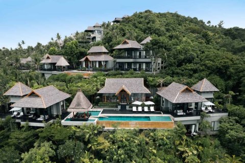 วิลล่าในเกาะสมุย, ประเทศไทย 4 ห้องนอน № 166581 - รูปถ่าย 16