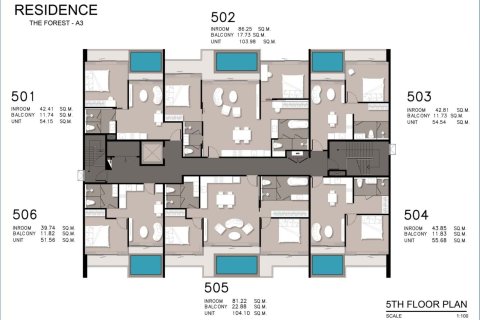 Condo à Patong, Thaïlande, 2 chambres  № 165891 - photo 22