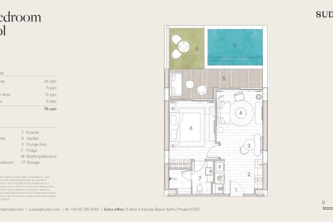 Condo in Bang Tao, Thailand, 1 bedroom  № 165890 - photo 9